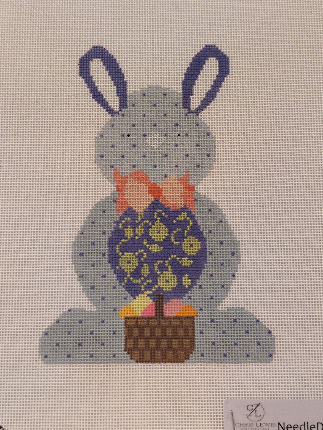 Blue Bunny with Dots