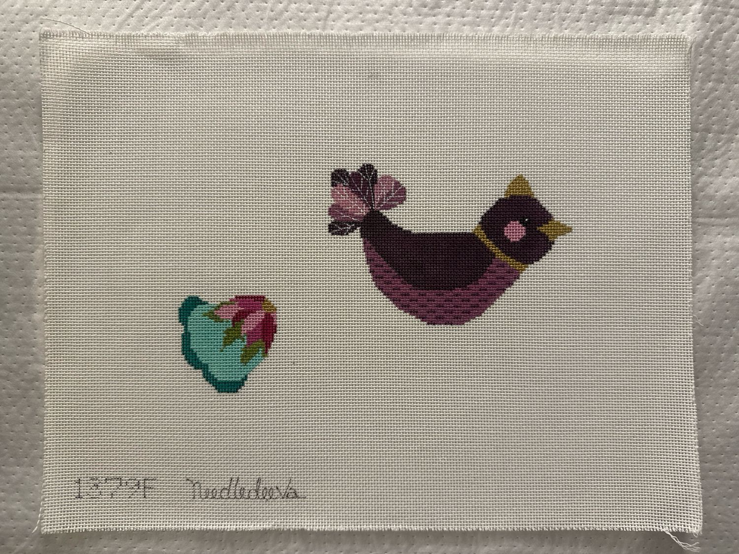 Plum Bird/Poinsettia