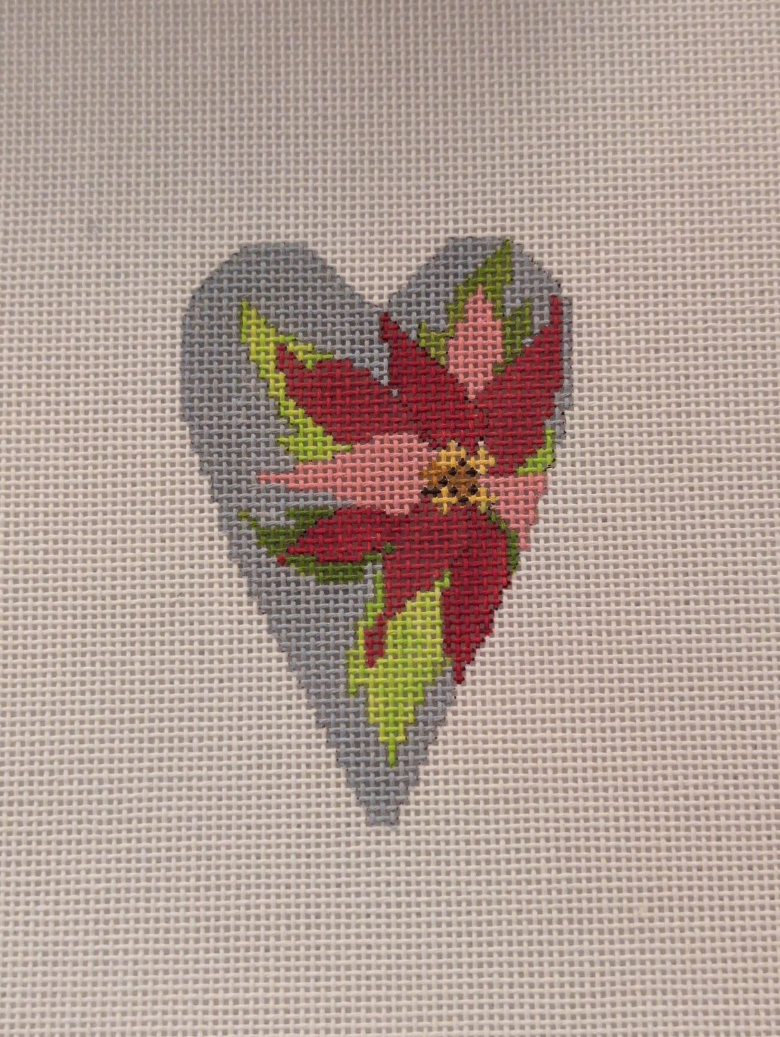 Poinsettia Heart