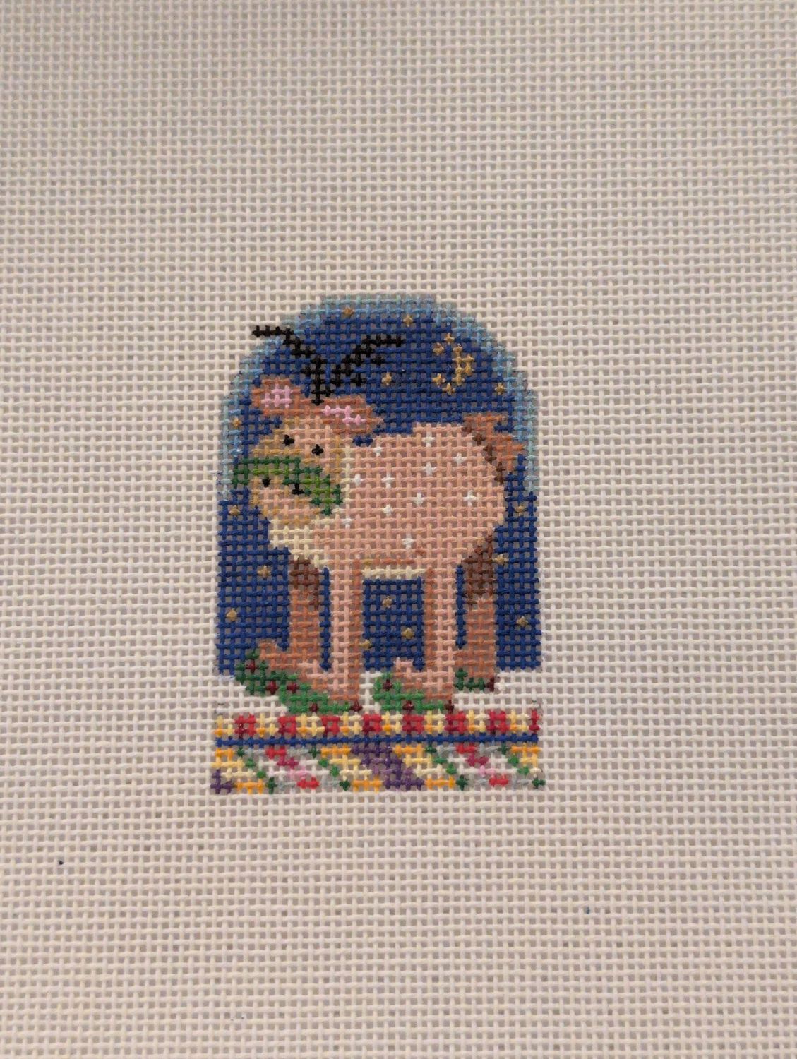 Reindeer With Green Shoes