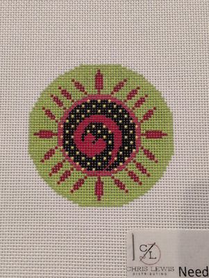 Black and Red Whirlygig