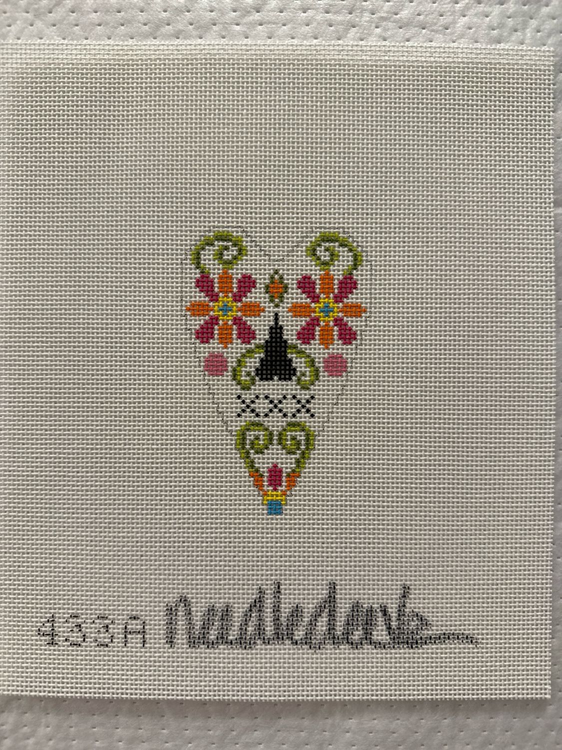 Sugar Skull Halloween Heart 1