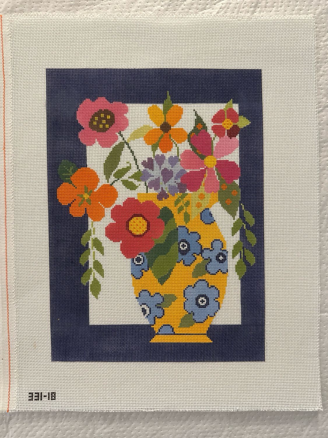 Flowers in Yellow Vase