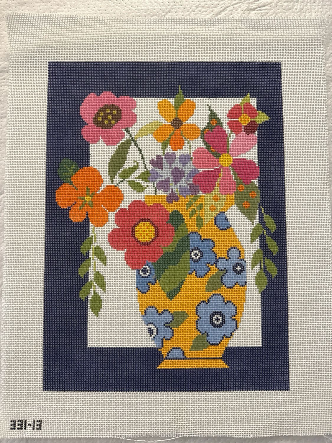 Flowers in Yellow Vase