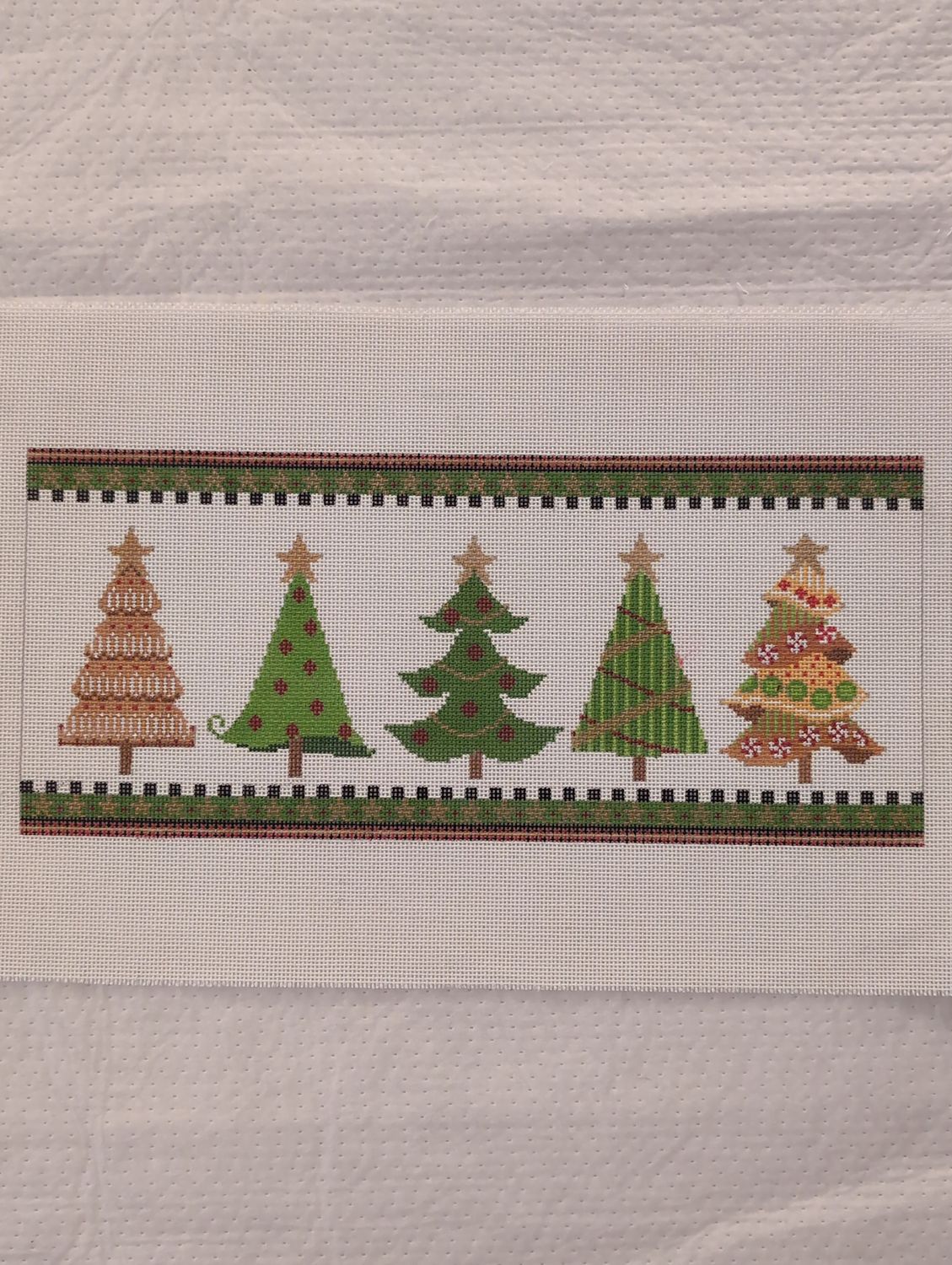 Christmas Trees with Border