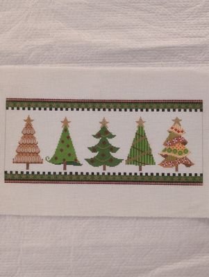 Christmas Trees with Border