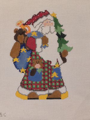 Santa w/ Plaid Coat