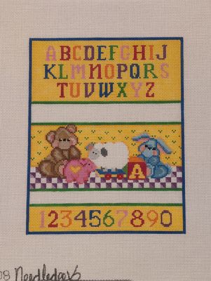 Bear and Pig Birth Sampler