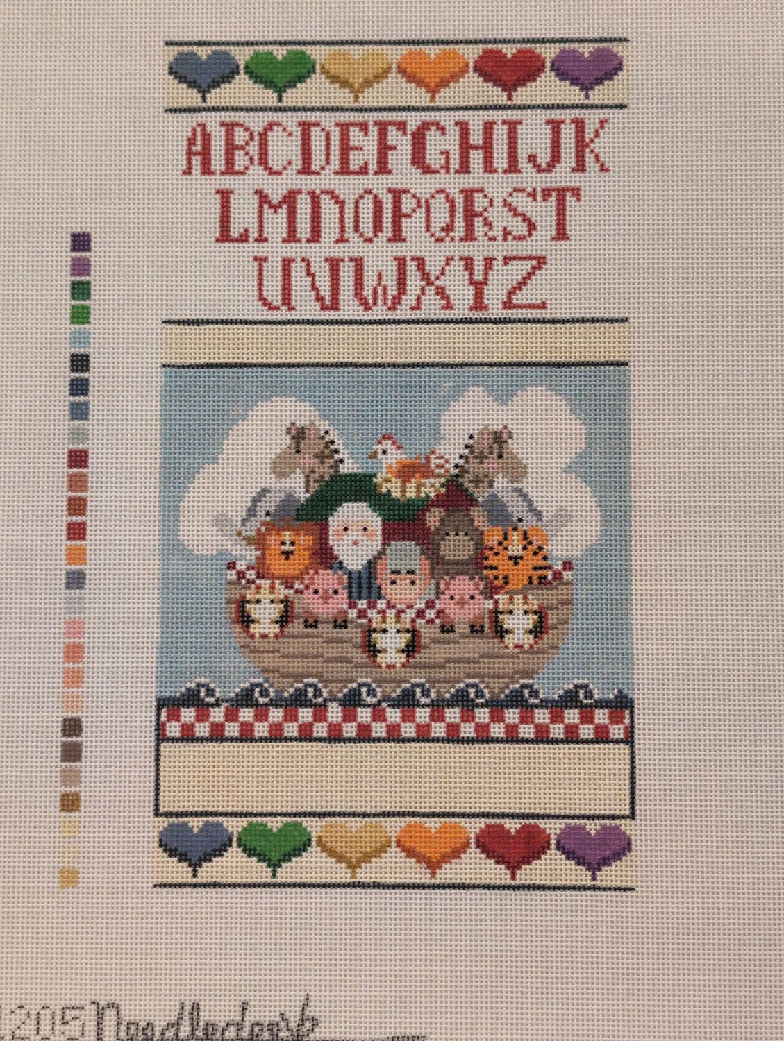 Noah&#39;s Ark Birth Sampler