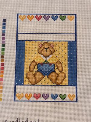 Bear and Hearts Sampler