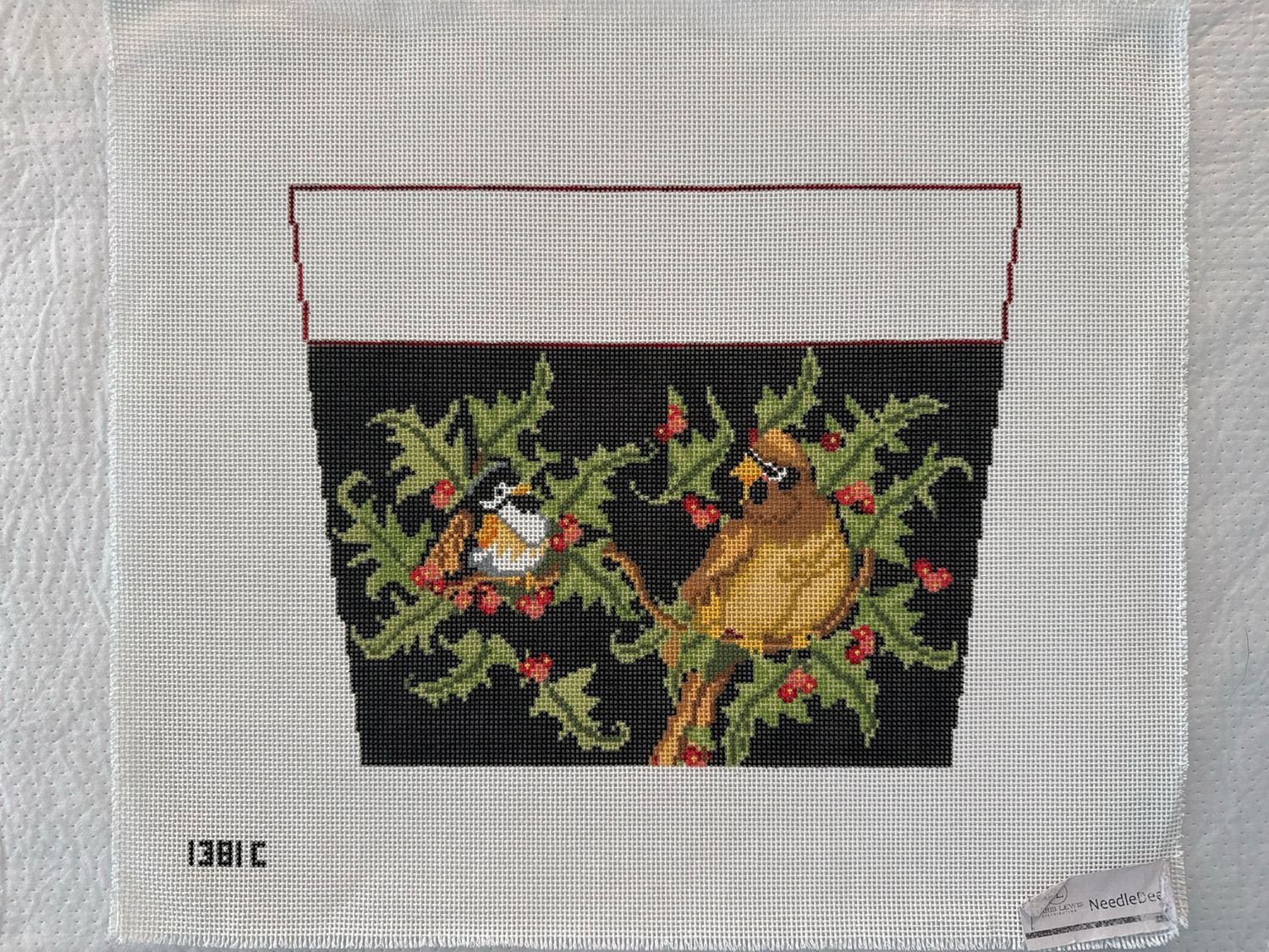 Birds Stocking Cuff 1