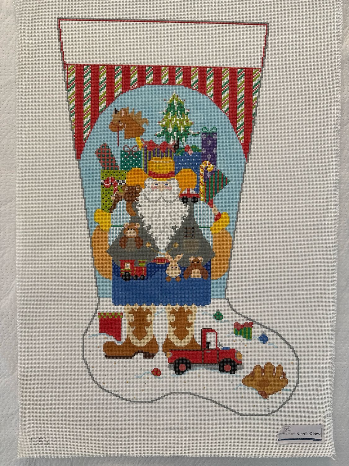 Cowboy Santa Stocking - Boy