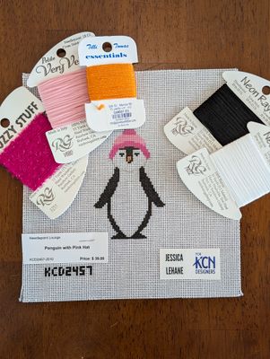 Penguin with Pink Hat Kit