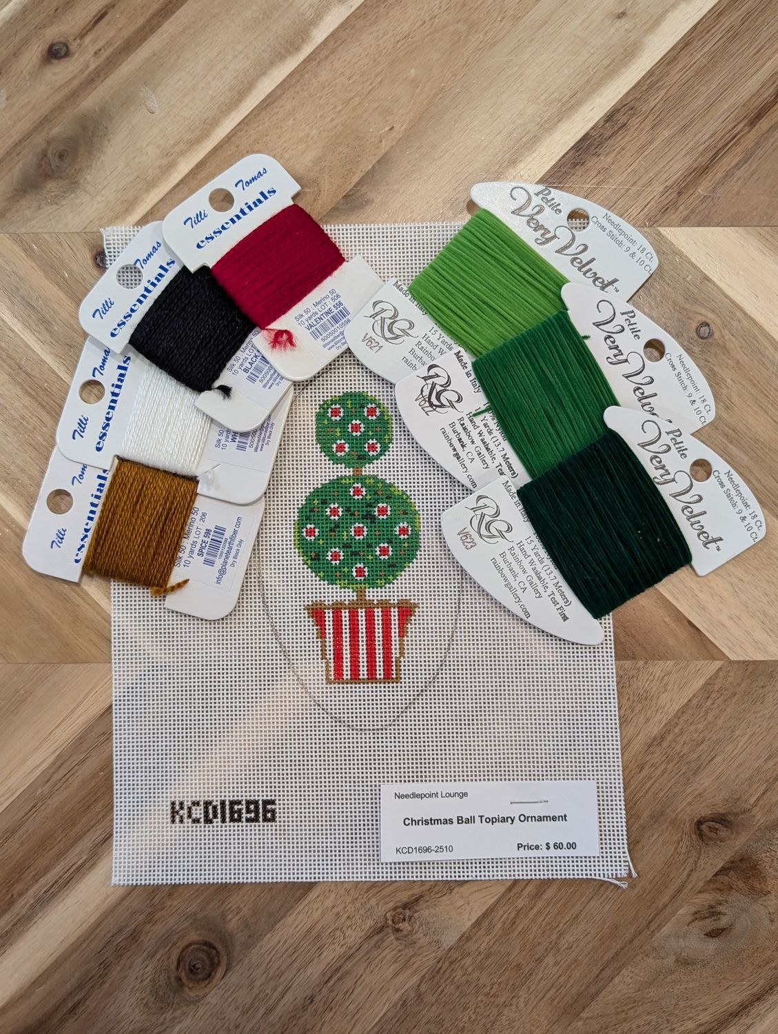 Christmas Ball Topiary Ornament Kit