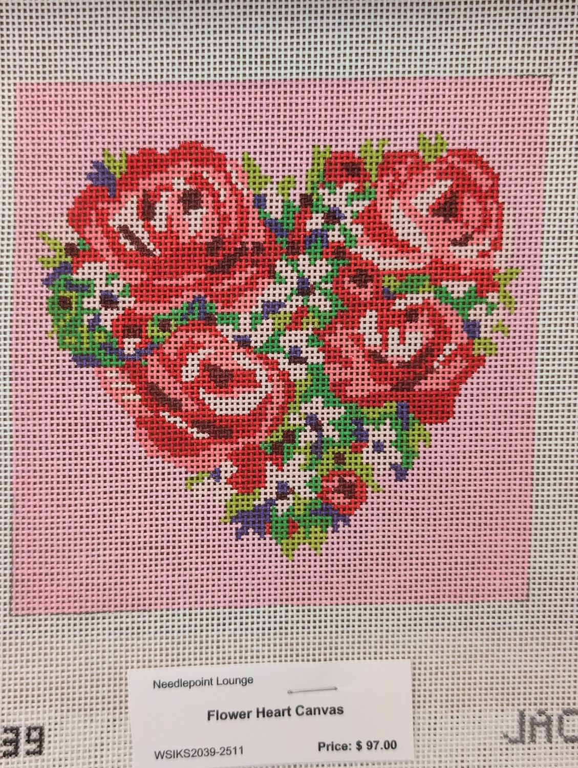 Flower Heart Canvas
