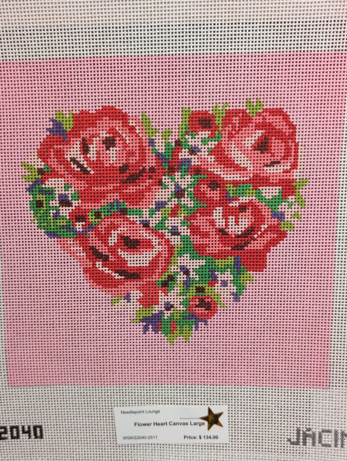 Flower Heart Canvas Large