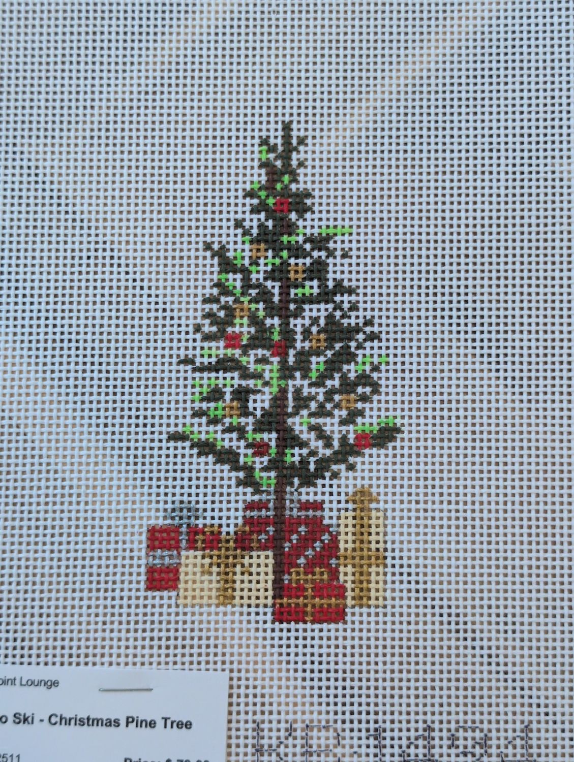 Retro Ski - Christmas Pine Tree