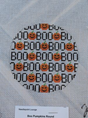 Boo Pumpkins Round