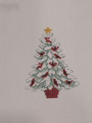 Red Bird Tree Ornament