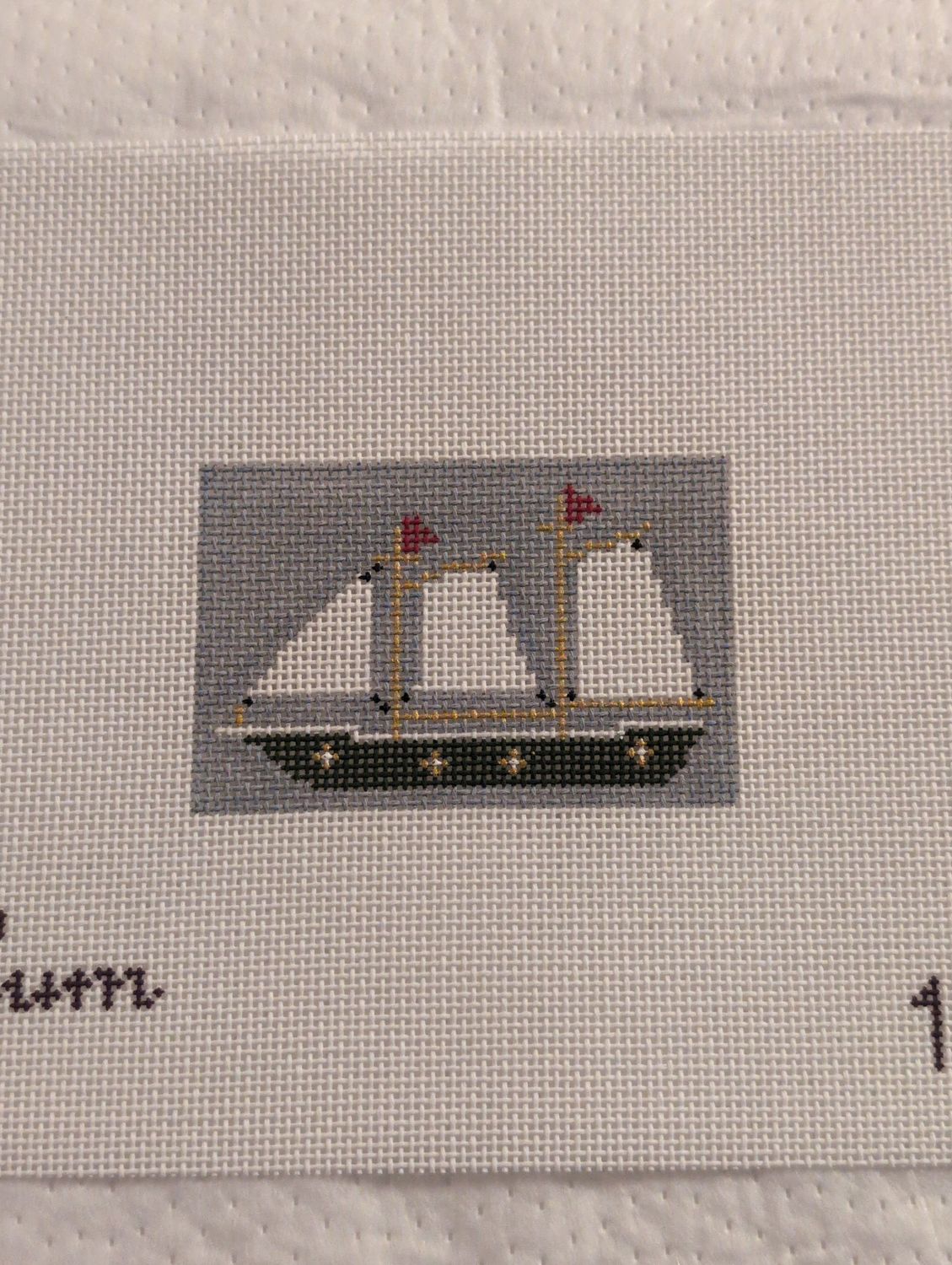 Plum Stitchery - Sailboat Insert