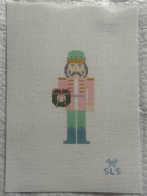 SLS Needlepoint - Pastel Christmas Nutcracker