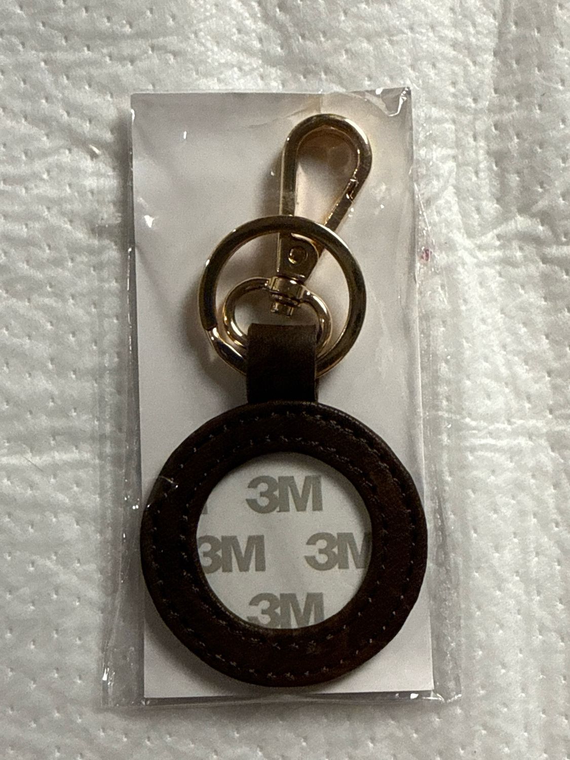 Leather Key Fob - Brown