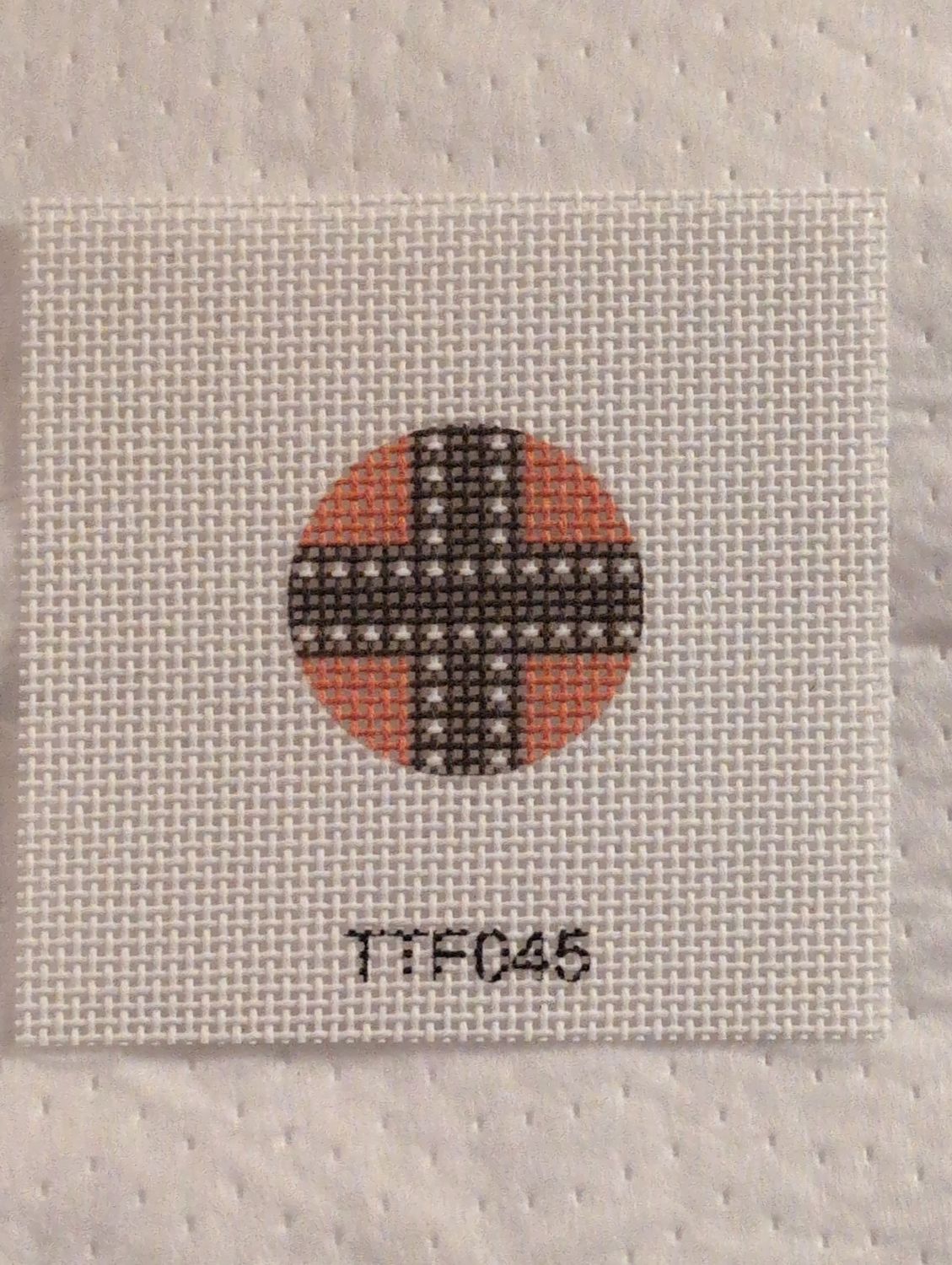 FOB Orange with Brown Ribbon