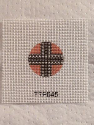 FOB Orange with Brown Ribbon