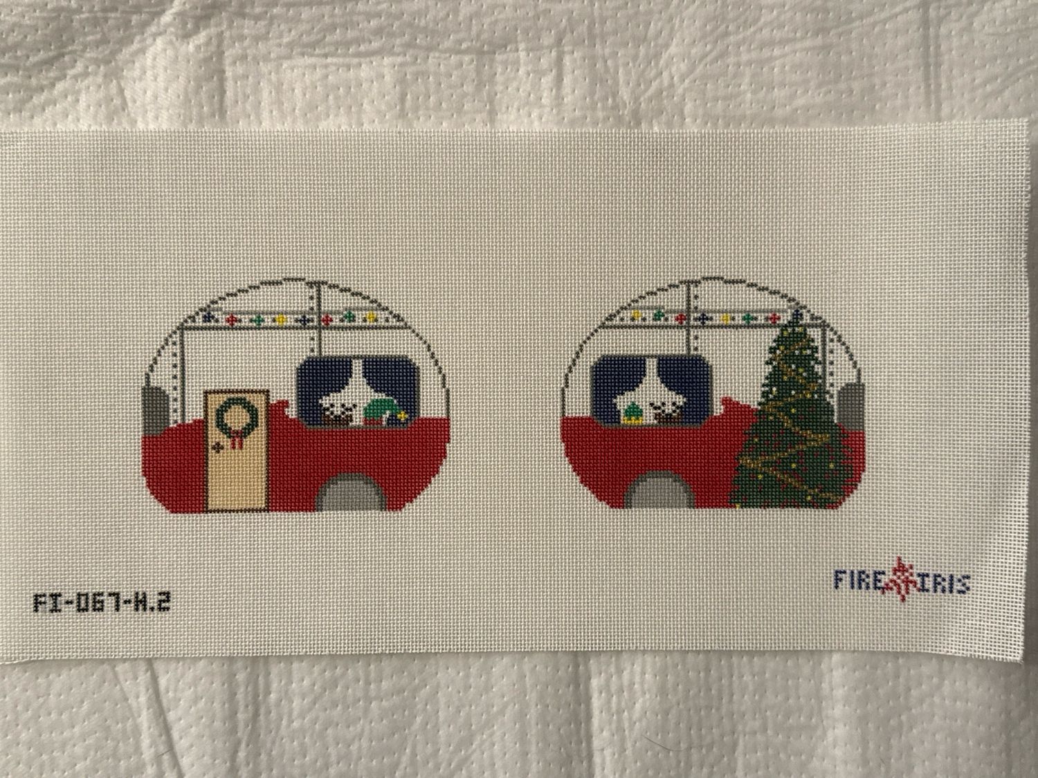 Double Sided Airstream - Holiday