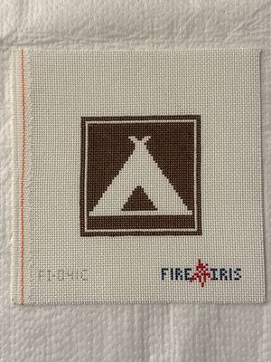 Outdoor Sign Coaster- Camping