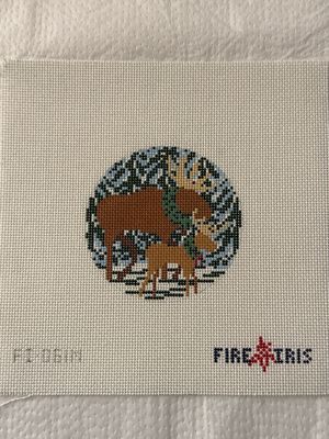 Walking in a Winter Moose-land