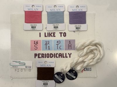 I Like To Stitch Periodically (13 Mesh) Kit