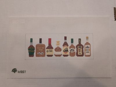 Bourbon Bottles Large