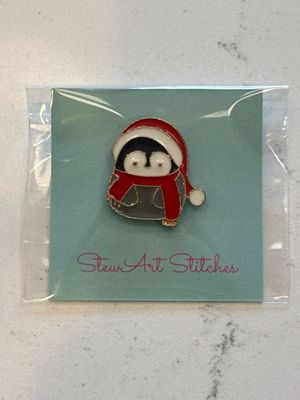 Penguin Hat Needle Minder from StewArt Stitches