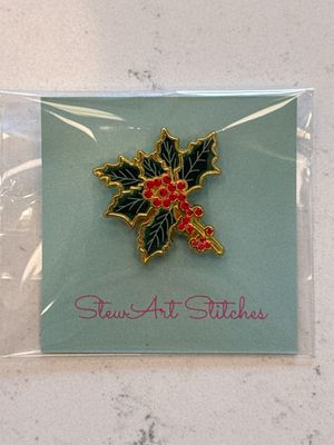 Holly Needle Minder from StewArt Stitches