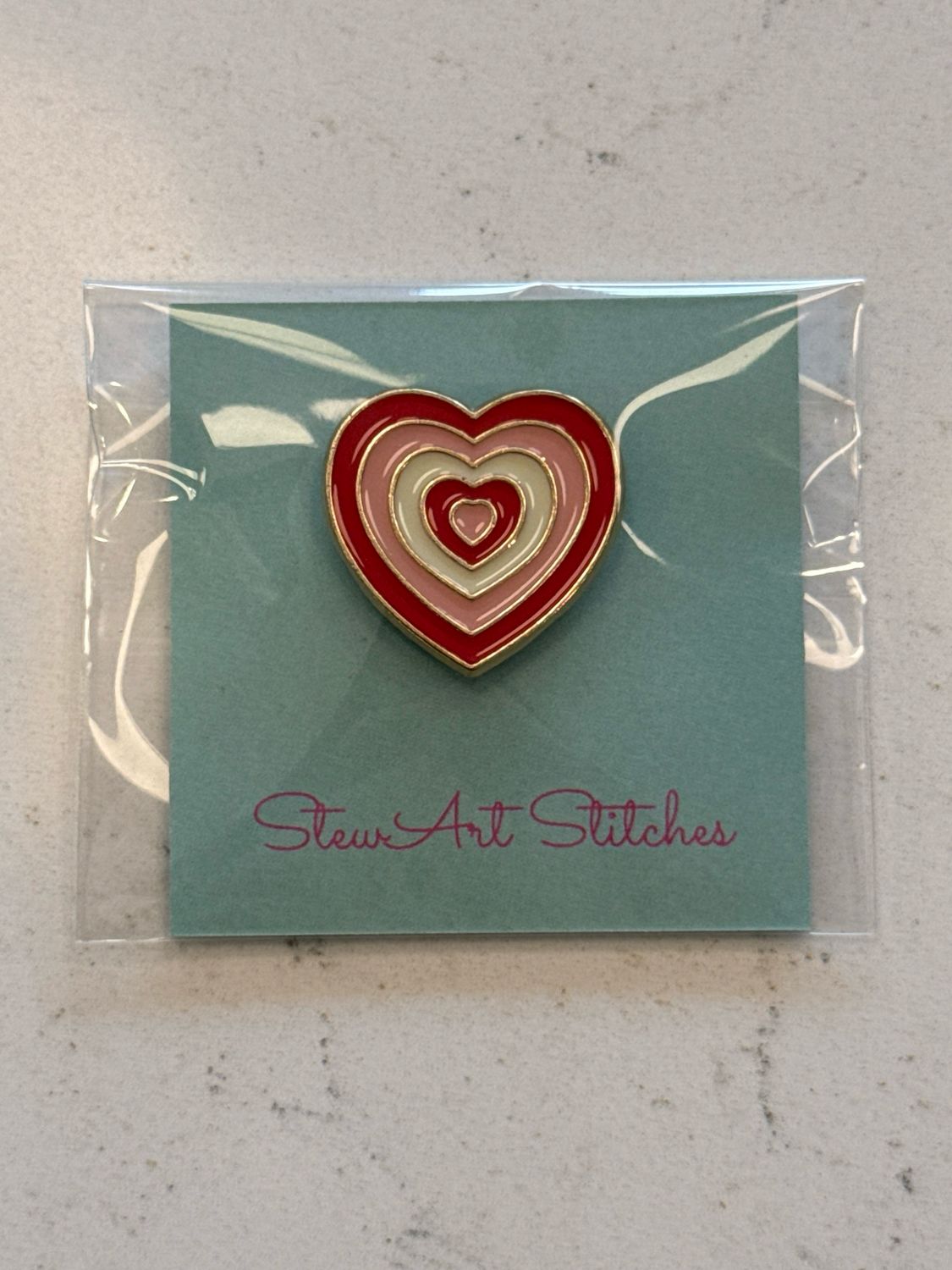 Red Heart Needle Minder from StewArt Stitches