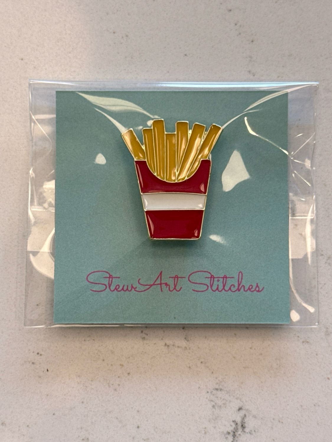 Fries Needle Minder from StewArt Stitches
