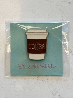 Coffee To Go Needle Minder from StewArt Stitches