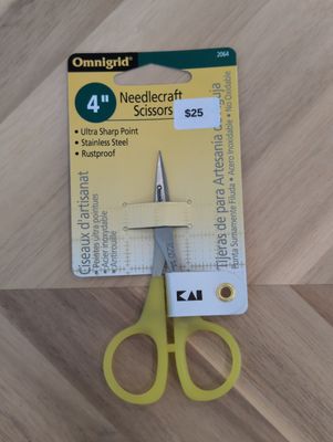 Omnigrid 4" Scissors Yellow