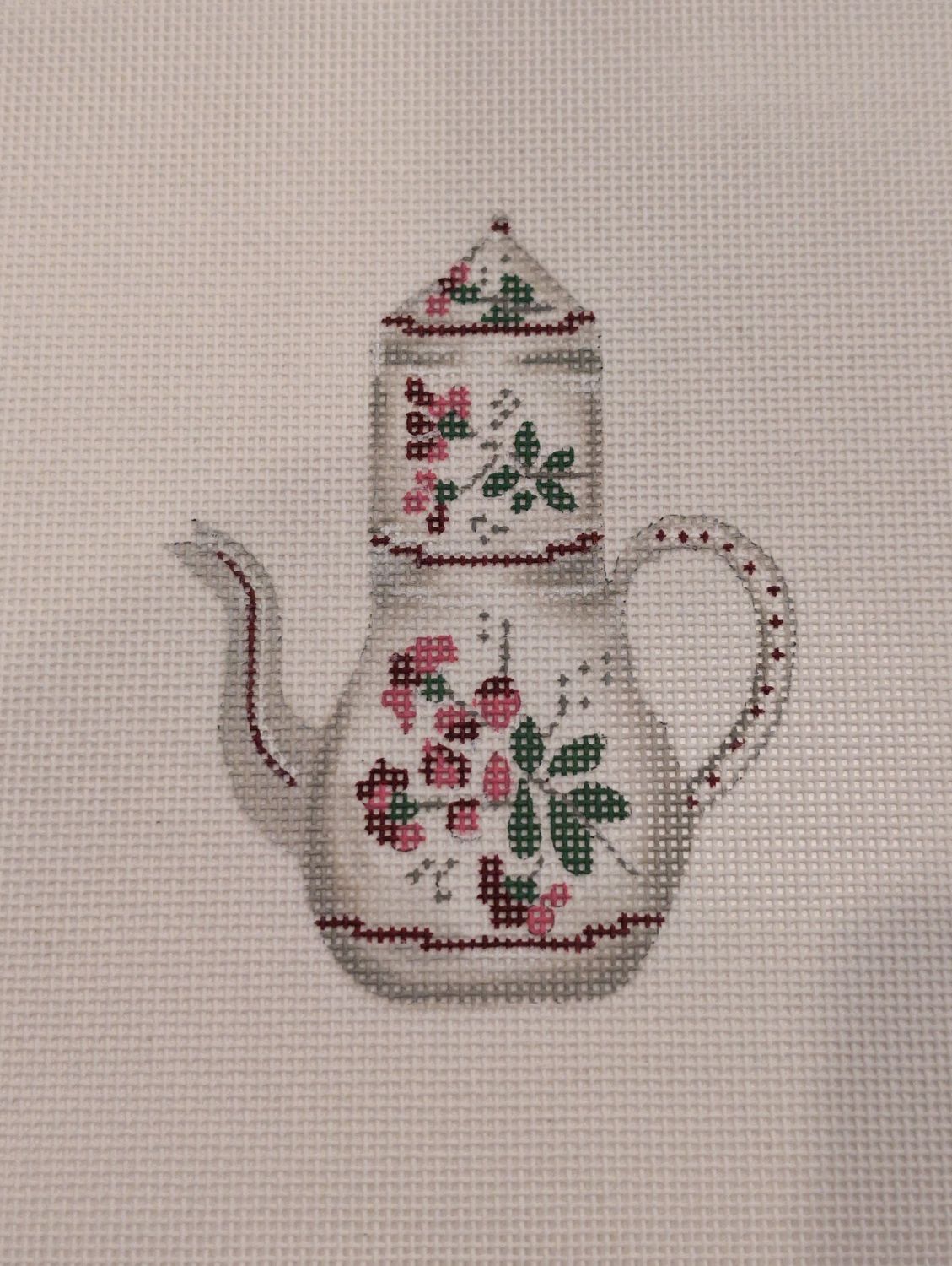 White &amp; Red Kettle