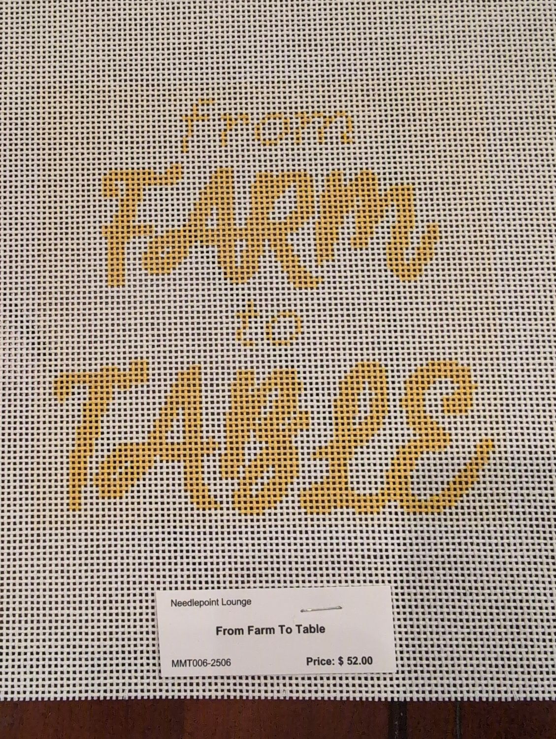 From Farm To Table