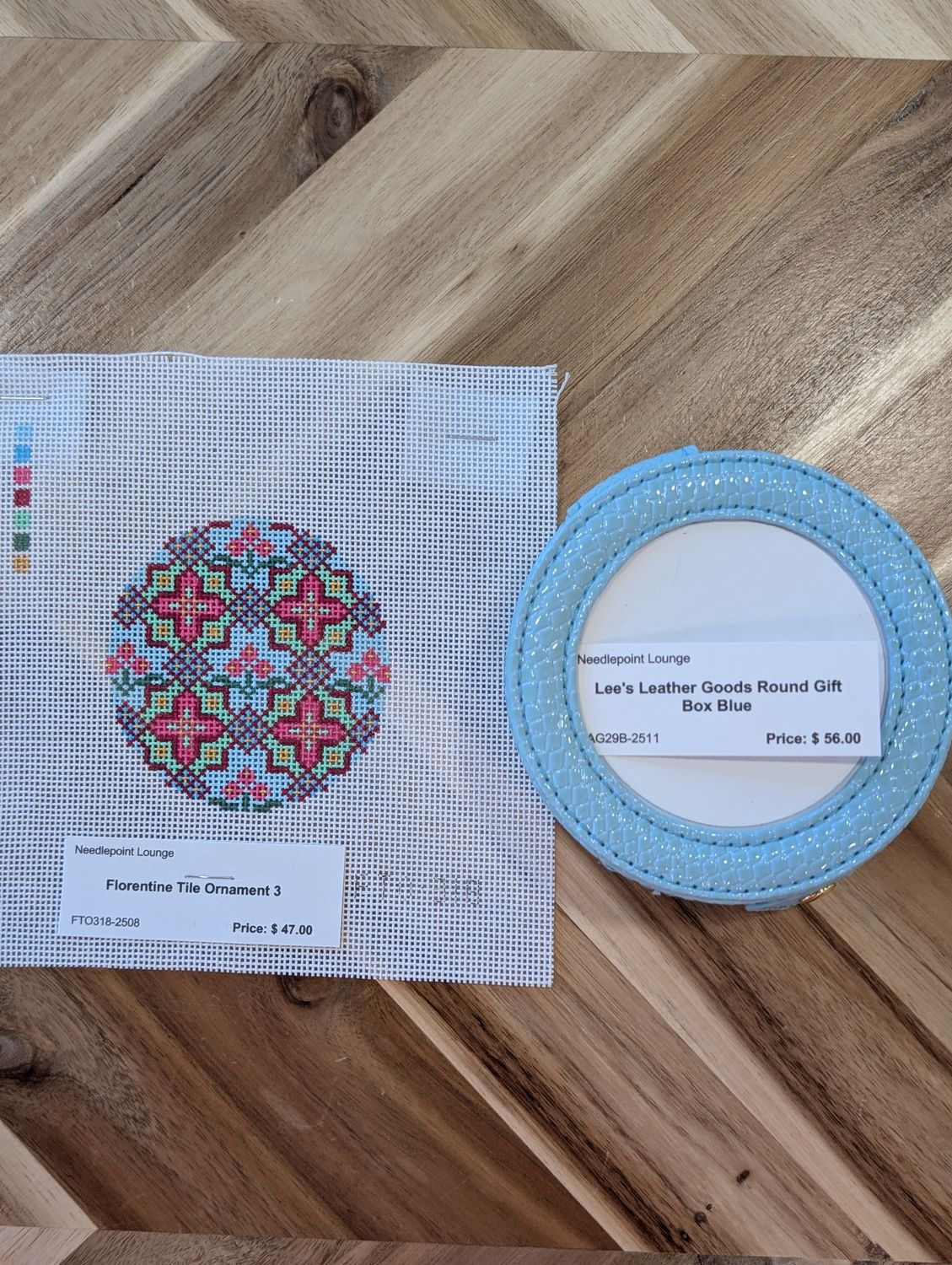 Florentine Tile Ornament 3 Self Finishing Kit