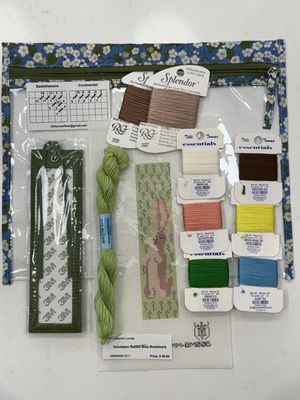Velveteen Rabbit Blue Bookmark Self Finishing Kit