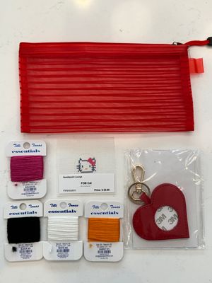 Cat Leather Key Fob Kit