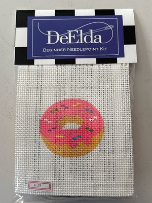 Donut Beginner Needlepoint Kit