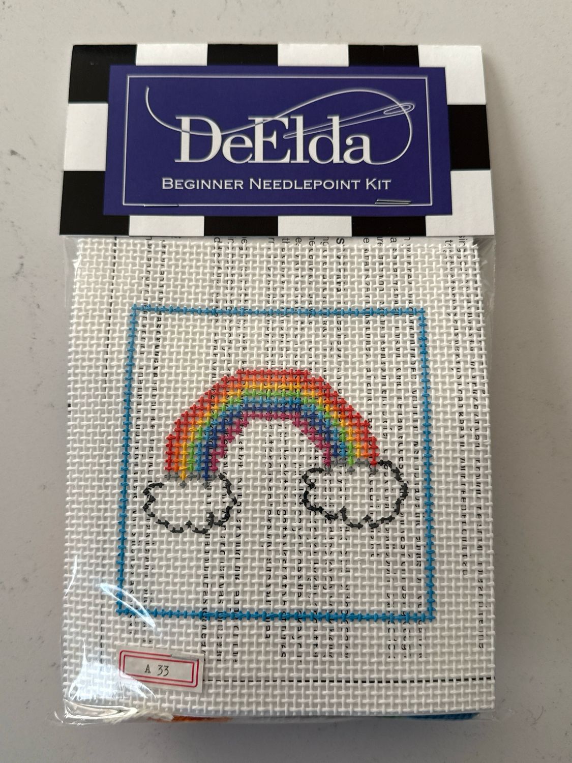 Rainbow Beginner Needlepoint Kit