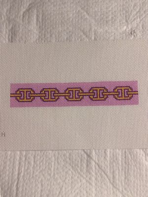 Links Fob - Orange / Purple