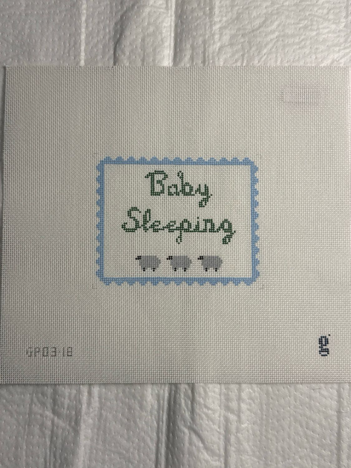 Baby Sleeping Blue 18m