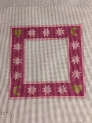 Moon &amp; Stars Frame - Pink
