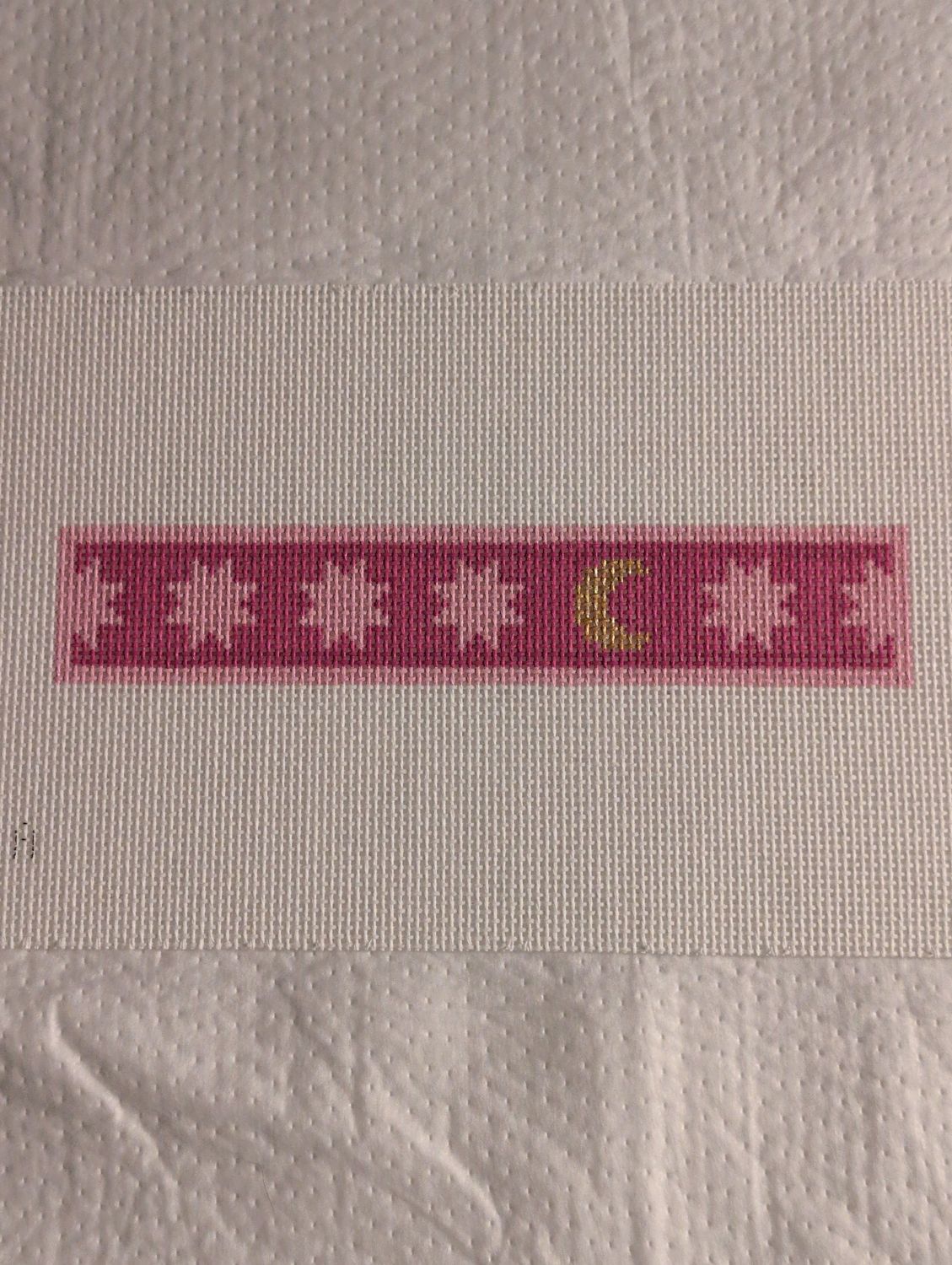 Moon &amp; Stars Fob Pink